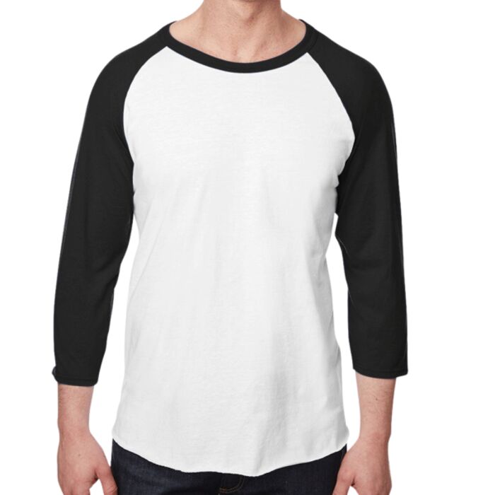 Unisex Three-Quarter Sleeve Raglan T-Shirt Thumbnail