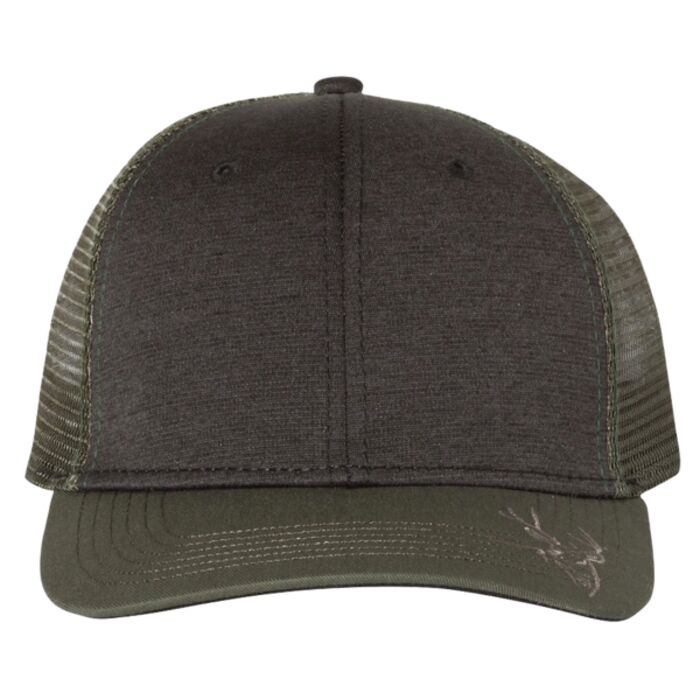 Structured Mid Profile Heather Trucker Hat Thumbnail
