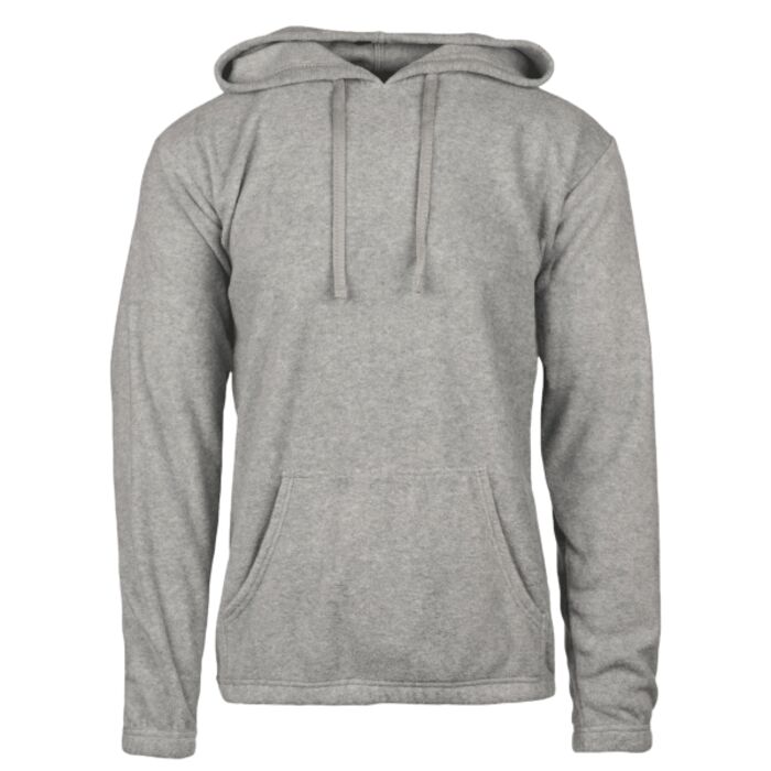 Men's Polar Fleece Hooded Pullover Thumbnail