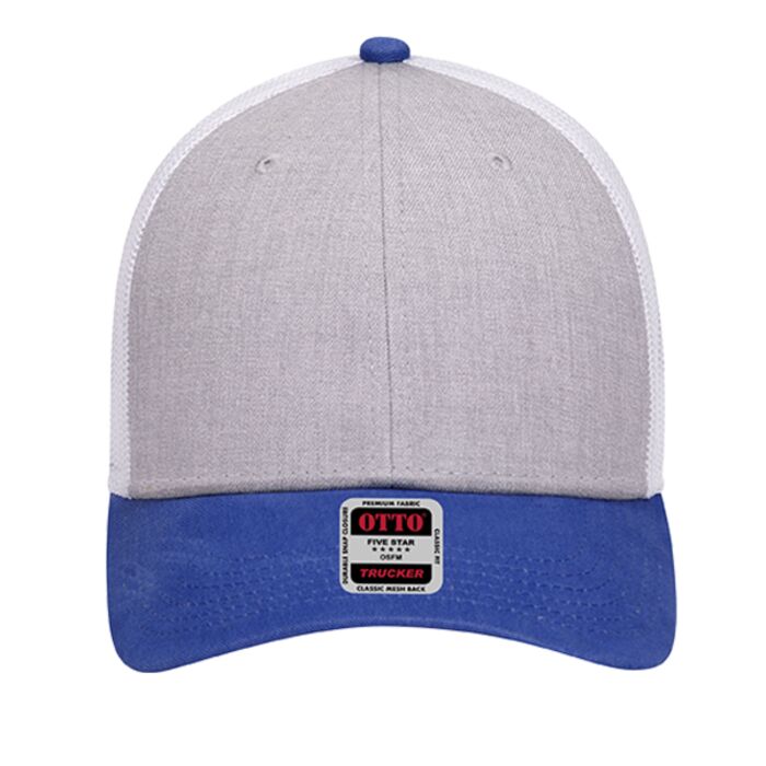 OTTO CAP 6 Panel Low Profile Mesh Back Trucker Hat Thumbnail