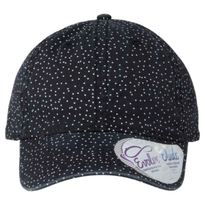 Women's Garment-Washed Fashion Print Cap Thumbnail