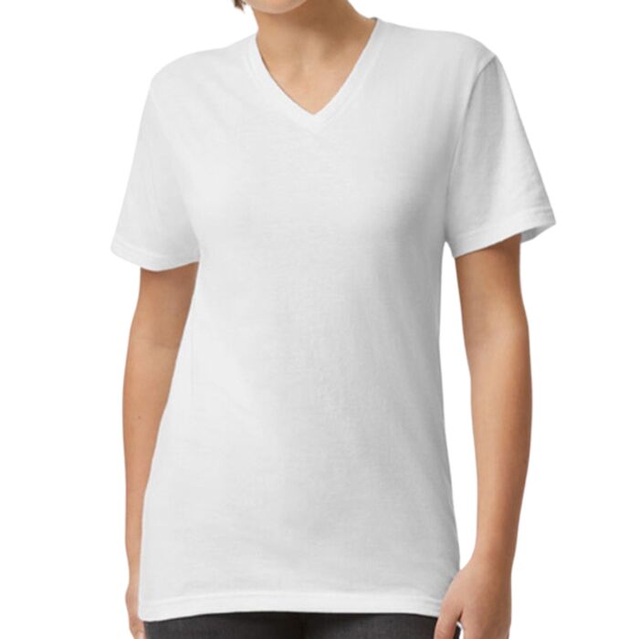 Unisex CVC V-Neck T-Shirt Thumbnail