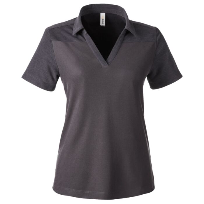 Ladies' Fusion ChromaSoft Colorblock Polo Thumbnail