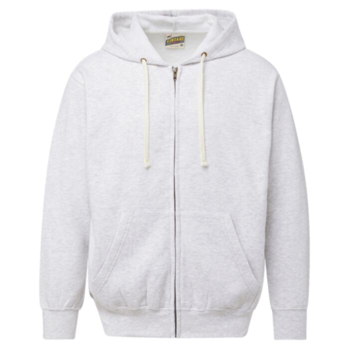 Unisex Vintage Fleece Full-Zip Hooded Sweatshirt Thumbnail