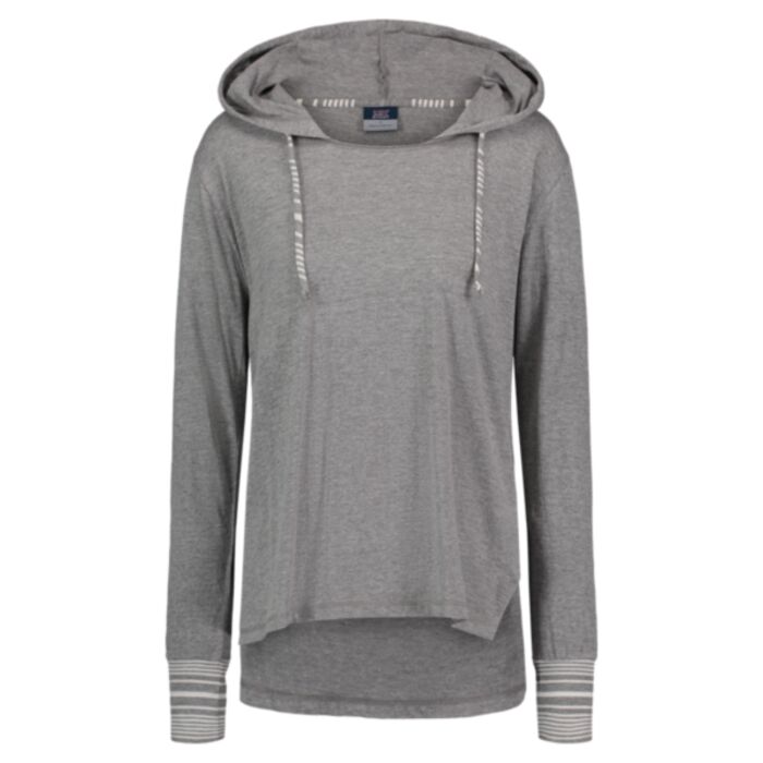 Women's Heathered Jersey Hooded Tunic Thumbnail