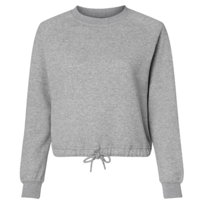 Women's Relaxed 3-End Boxy Fleece Crewneck Sweatshirt Thumbnail