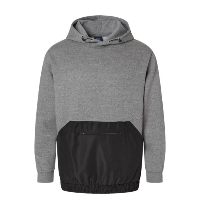 Unisex Mixed Media Hooded Sweatshirt Thumbnail