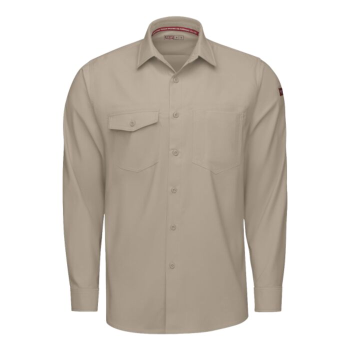 Men's Tall Cooling Long Sleeve Work Shirt Thumbnail