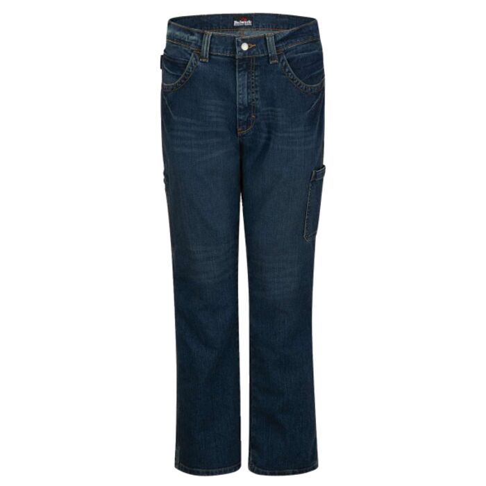 Men's Extended Sizes Stretch Denim Dungaree Jeans Thumbnail