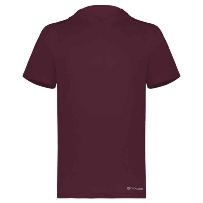 Adult Short Sleeve Hoodie Powered by Coolcore Thumbnail