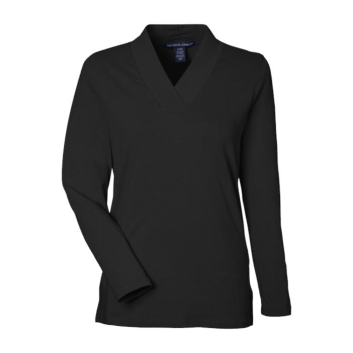 Ladies' Raleigh Shawl Collar Knit Top Thumbnail