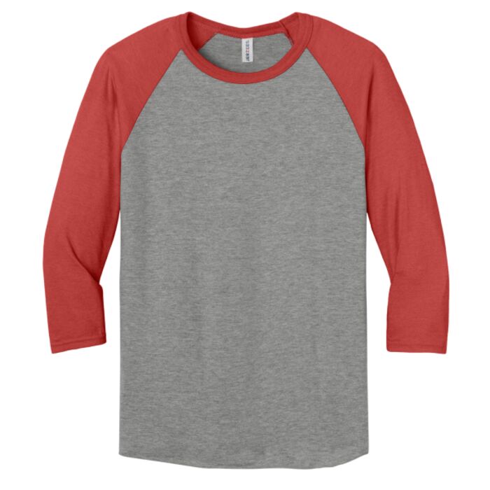 Unisex Premium Blend Combed Ring Spun 3/4 Sleeve Raglan Thumbnail