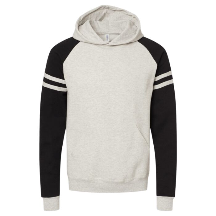 Unisex NuBlend ® Varsity Colorblock Hooded Sweatshirt Thumbnail