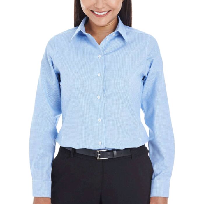 Women's Crown Collection® Royal Dobby Woven Dress Shirt Thumbnail