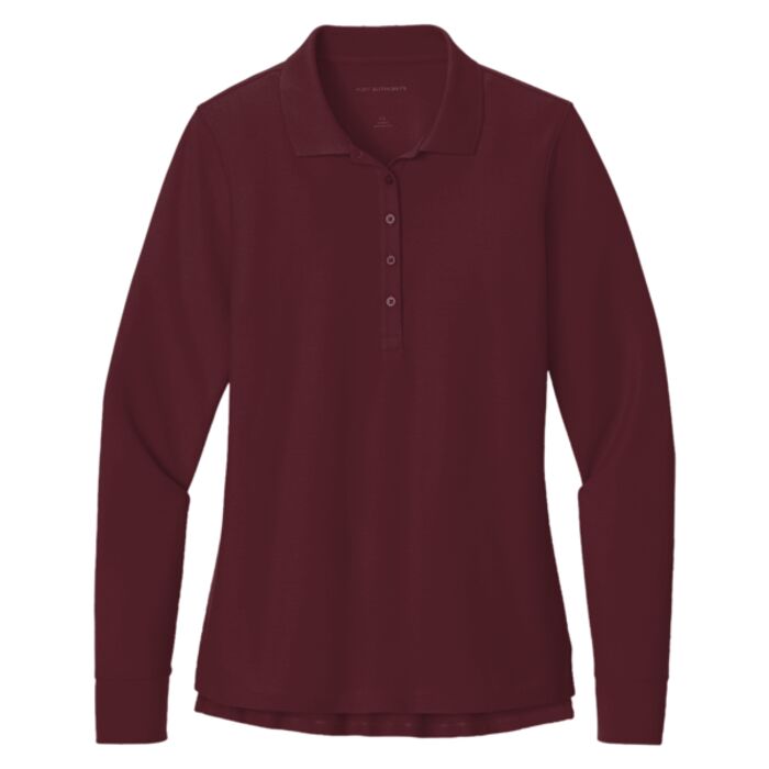 Women's Wearever Signature Pique Long Sleeve Polo Thumbnail