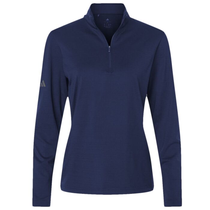 Women's Textured Stripe Quarter-Zip Pullover Thumbnail
