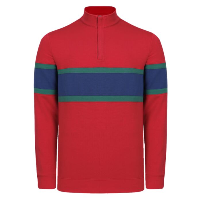 Men's Owen Quarter-Zip Colorblock Pullover Thumbnail
