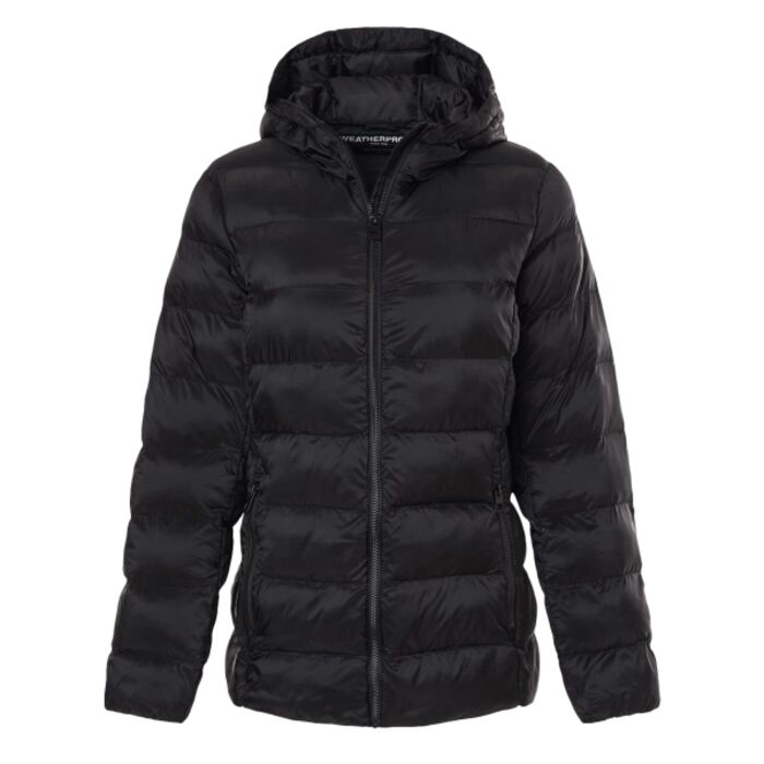 Women's Lightweight Poly-filled Hooded Puffer Jacket Thumbnail