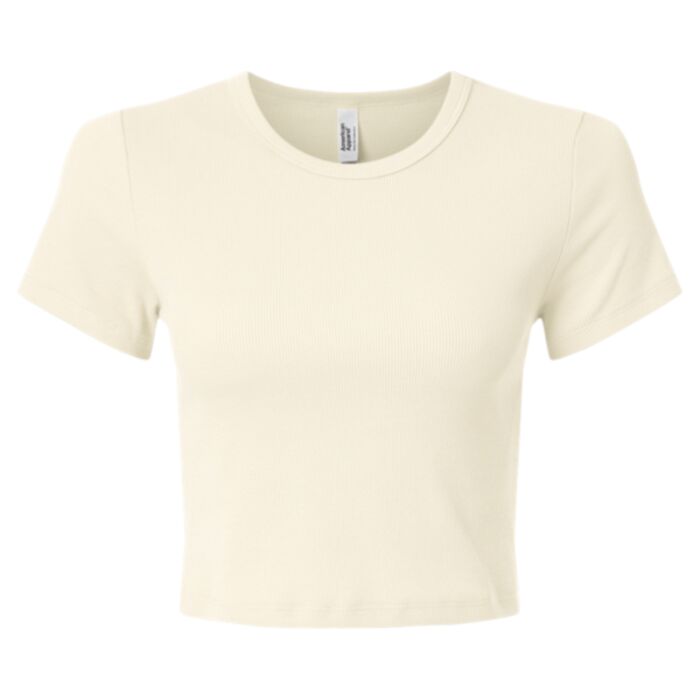 Women's Baby Rib Cropped Tee Thumbnail