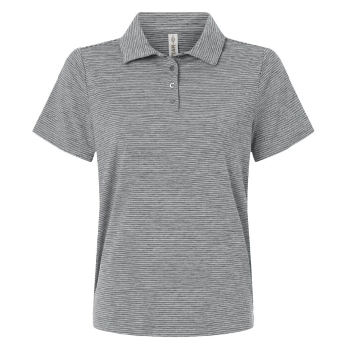 Women's Relay Heathered Stripe Polo Thumbnail