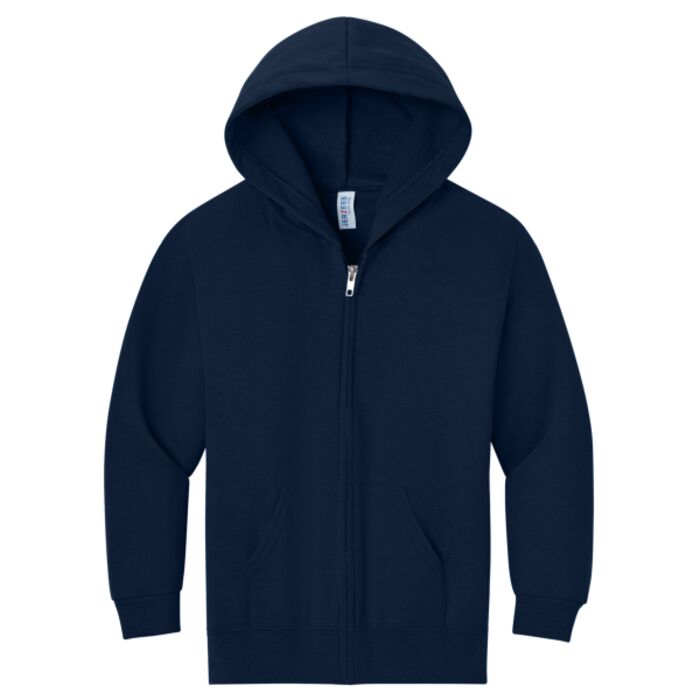 Youth NuBlend ® Full Zip Hooded Sweatshirt Thumbnail