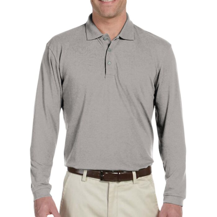 Men's Easy Blend™ Long-Sleeve Polo Thumbnail