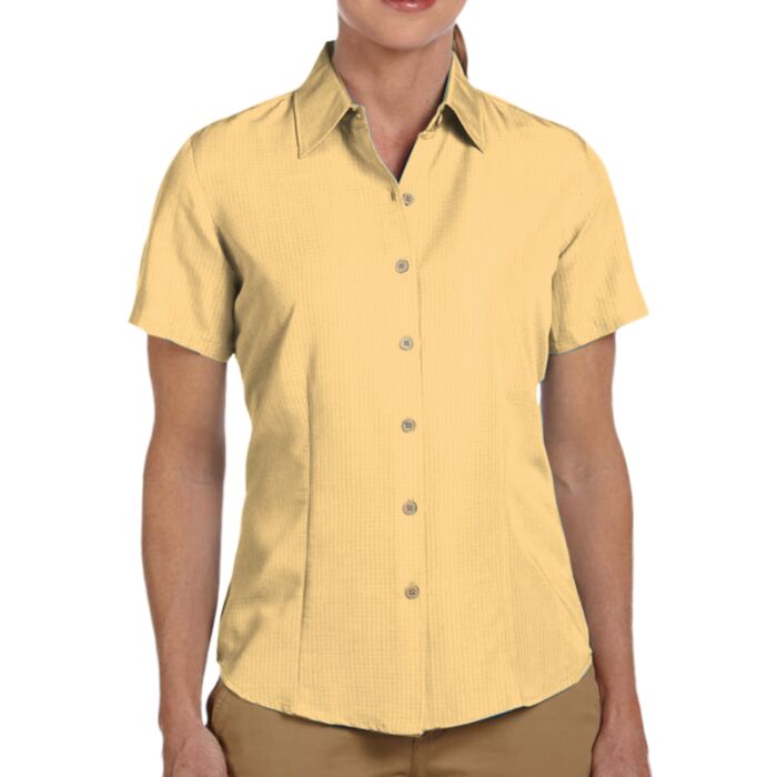 Ladies' Barbados Textured Camp Shirt Thumbnail