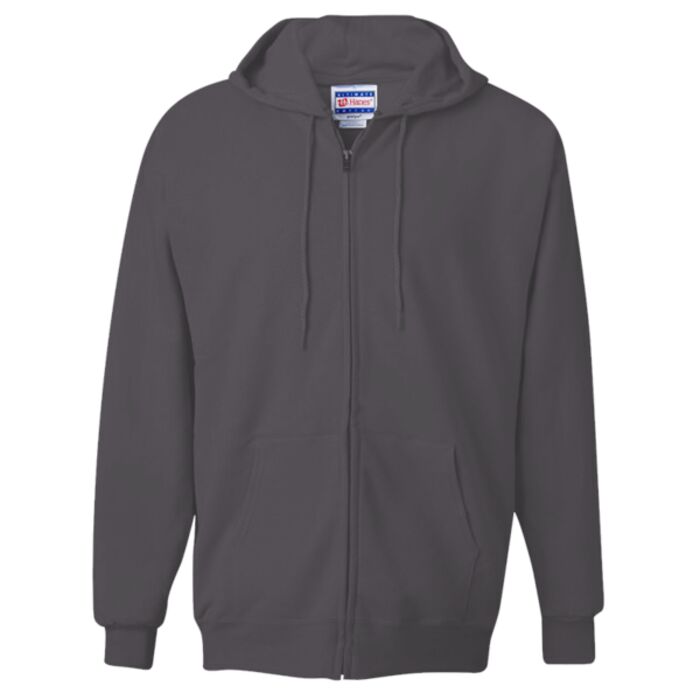 Unisex Ultimate Cotton® Full-Zip Hooded Sweatshirt Thumbnail