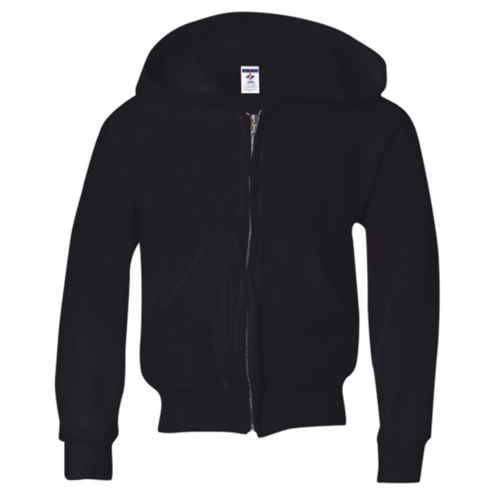 Youth NuBlend® Full-Zip Hooded Sweatshirt Thumbnail