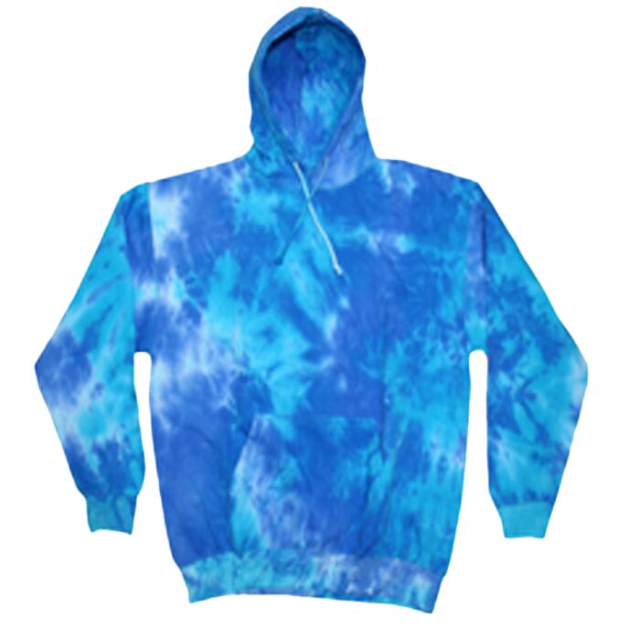 Adult Tie-Dyed Pullover Hooded Sweatshirt Thumbnail
