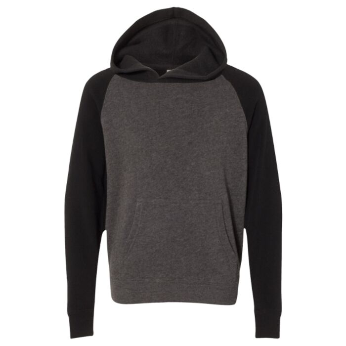 Youth Lightweight Special Blend Raglan Hooded Sweatshirt Thumbnail