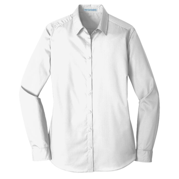 Women's Long Sleeve Carefree Poplin Shirt Thumbnail
