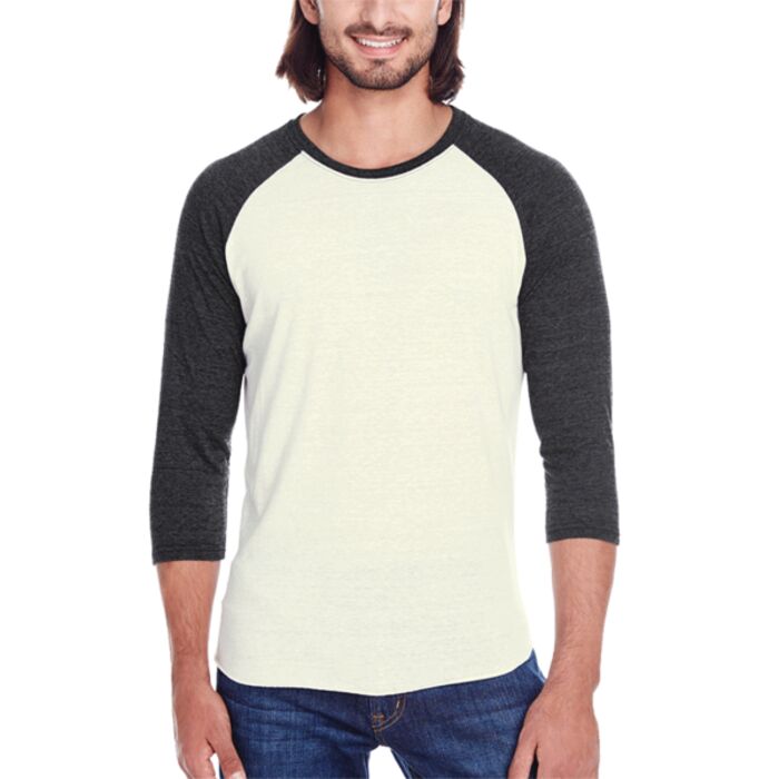 Unisex Triblend Three-Quarter Sleeve Raglan Thumbnail