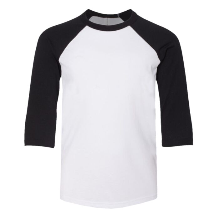 Youth Three-Quarter Sleeve Baseball Tee Thumbnail