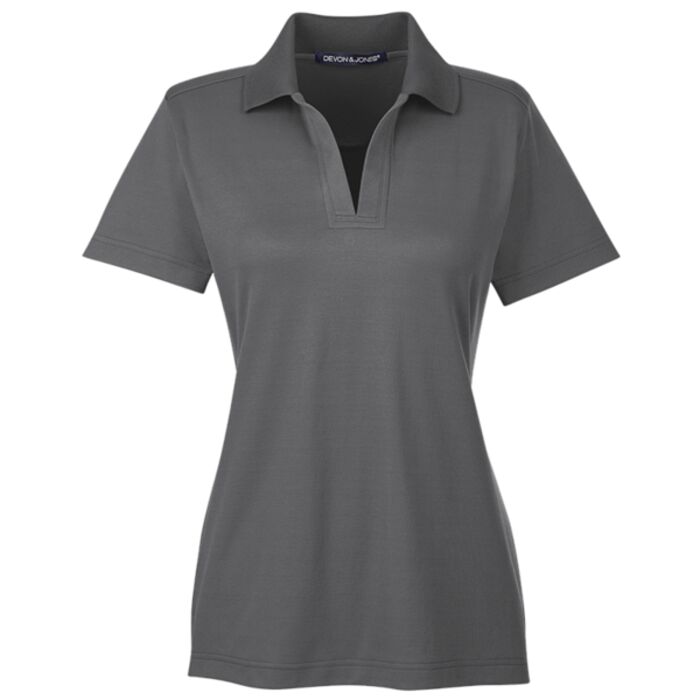 CrownLux Performance® Ladies' Plaited Polo Thumbnail