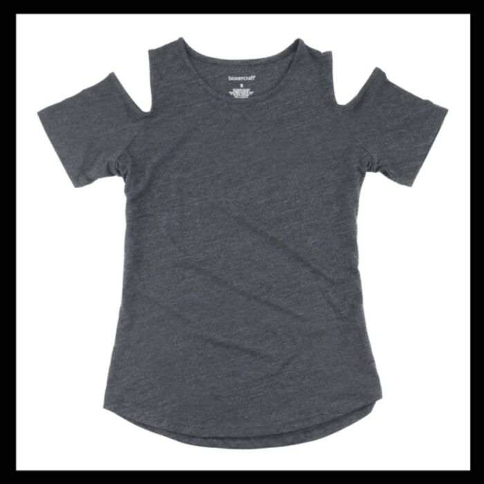 Women's Cold Shoulder T-Shirt Thumbnail