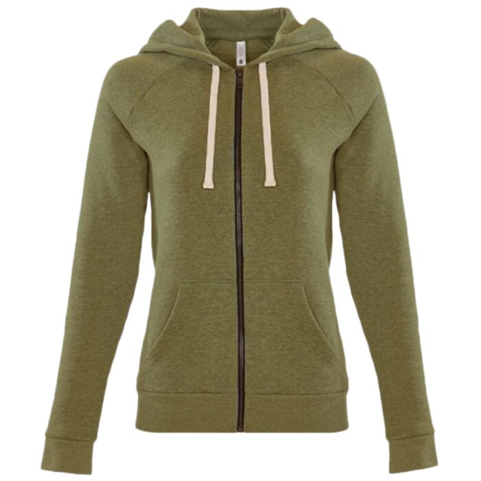 Women's Malibu Raglan Full-Zip Hoodie Sweatshirt Thumbnail