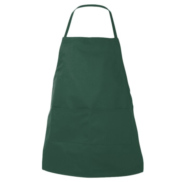 Caroline AL2B Butcher Style Cotton Twill Apron Forest Thumbnail