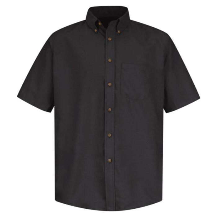 Men's Tall Poplin Short Sleeve Dress Shirt Thumbnail