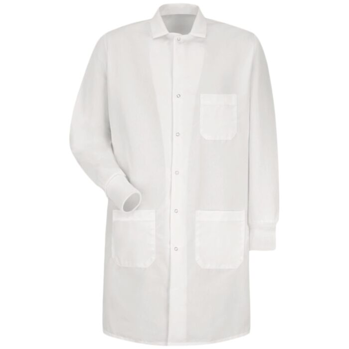 Unisex Poplin Specialized Cuffed Lab Coat Thumbnail