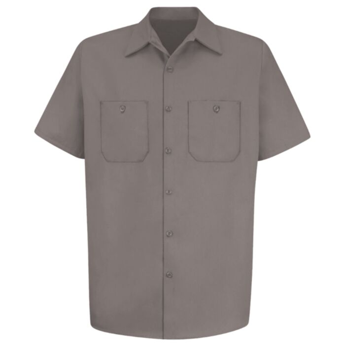 Men's Tall Cotton Short Sleeve Uniform Shirt Thumbnail
