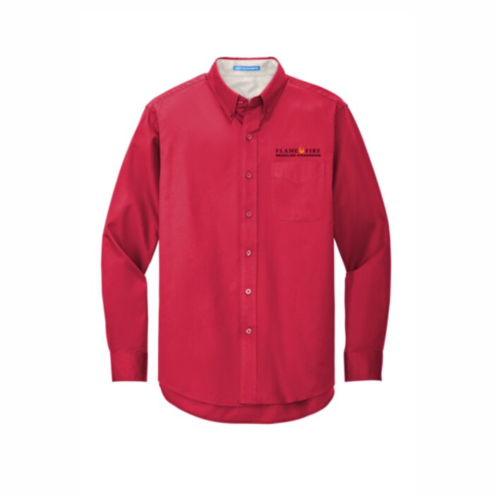 GAUCHO SHIRT-S608 PORT AUTHORITY LONG SLEEVE EASY CARE SHIRT EMBROIDERED LEFT CHEST Thumbnail