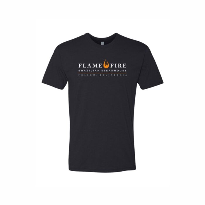 FOLSOM FRONT TEE- N6210 NEXT LEVEL POLY/COTTON BLEND T-SHIRT SCREEN PRINTED FRONT Thumbnail