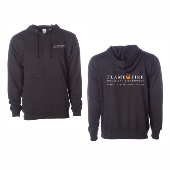 HOODIE BACK- SS4500 INDEPENDENT TRADING CO. HOODED SWEATSHIRT SCREEN PRINTED LEFT CHEST & BACK Thumbnail