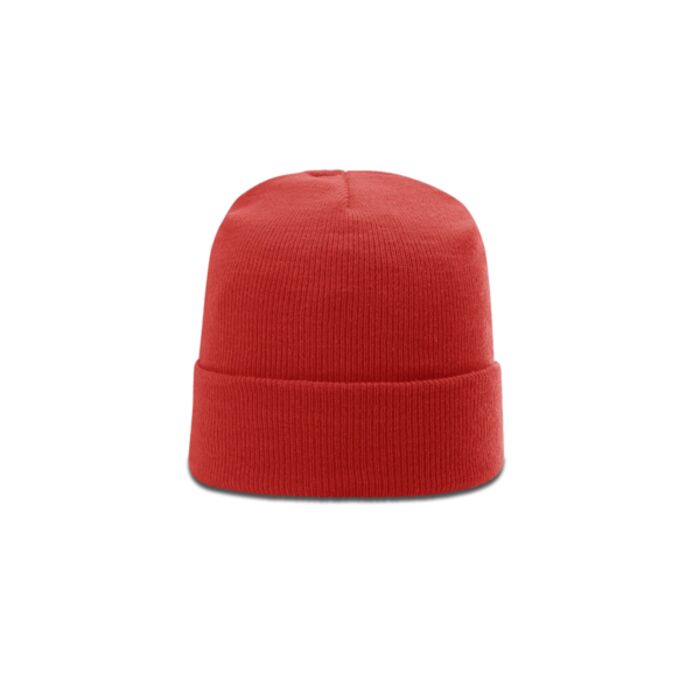 R18 Solid Beanie Cuffed Red Thumbnail