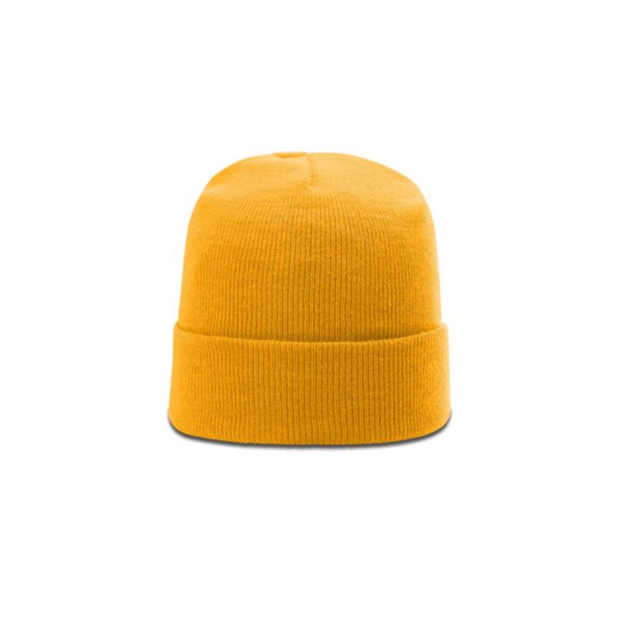 R18 Solid Beanie Cuffed Gold Thumbnail