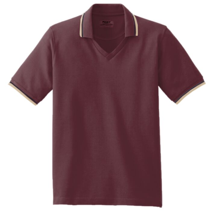 L431 Ladies Cool Mesh™ Polo with Tipping Stripe Trim Thumbnail