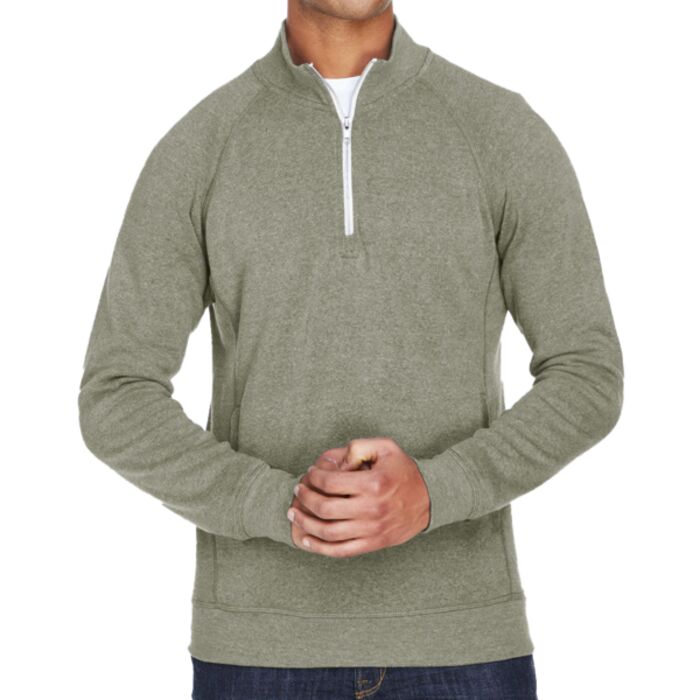 Adult Triblend Fleece Quarter-Zip Thumbnail