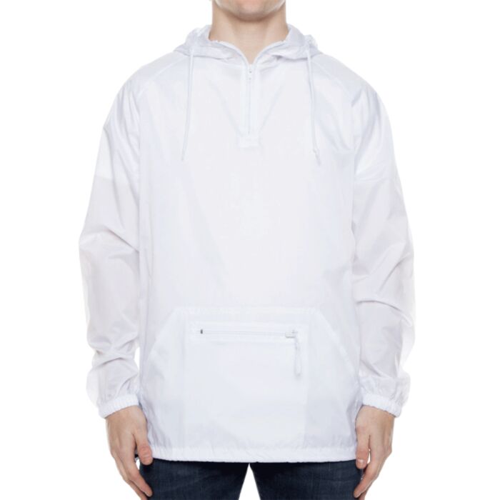 Unisex Nylon Packable Pullover Anorak Jacket Thumbnail