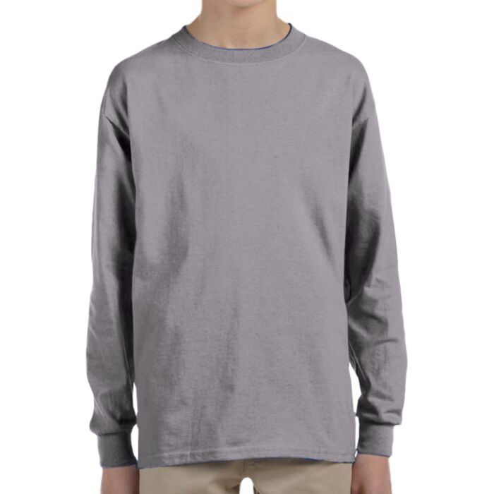 29BL Youth 5.6 oz., 50/50 Heavyweight Blend™ Long-Sleeve T-Shirt Thumbnail